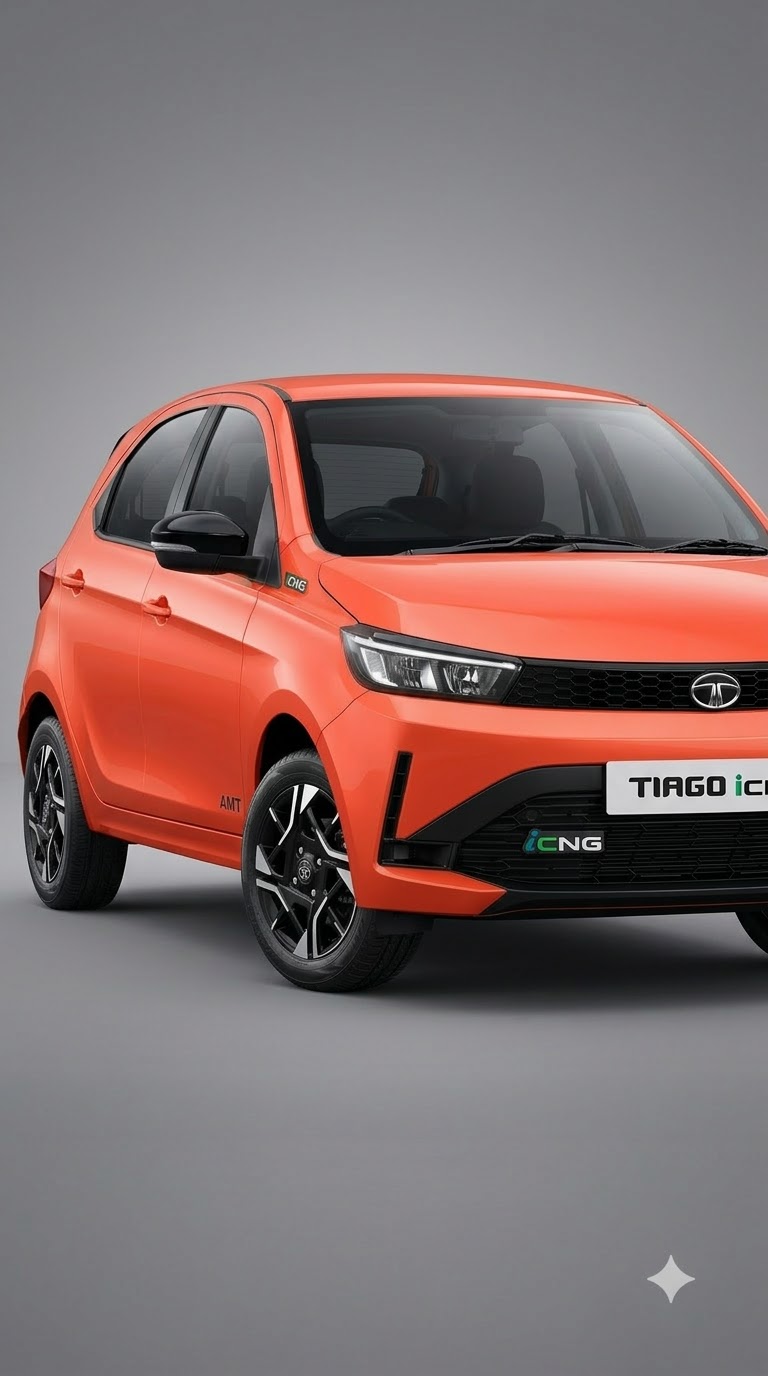 Tata Tiago Creative CNG AMT Price Features and Mileage